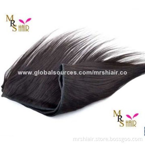 20-inch Natural Color Straight Brazilian Virgin Hair Extensions